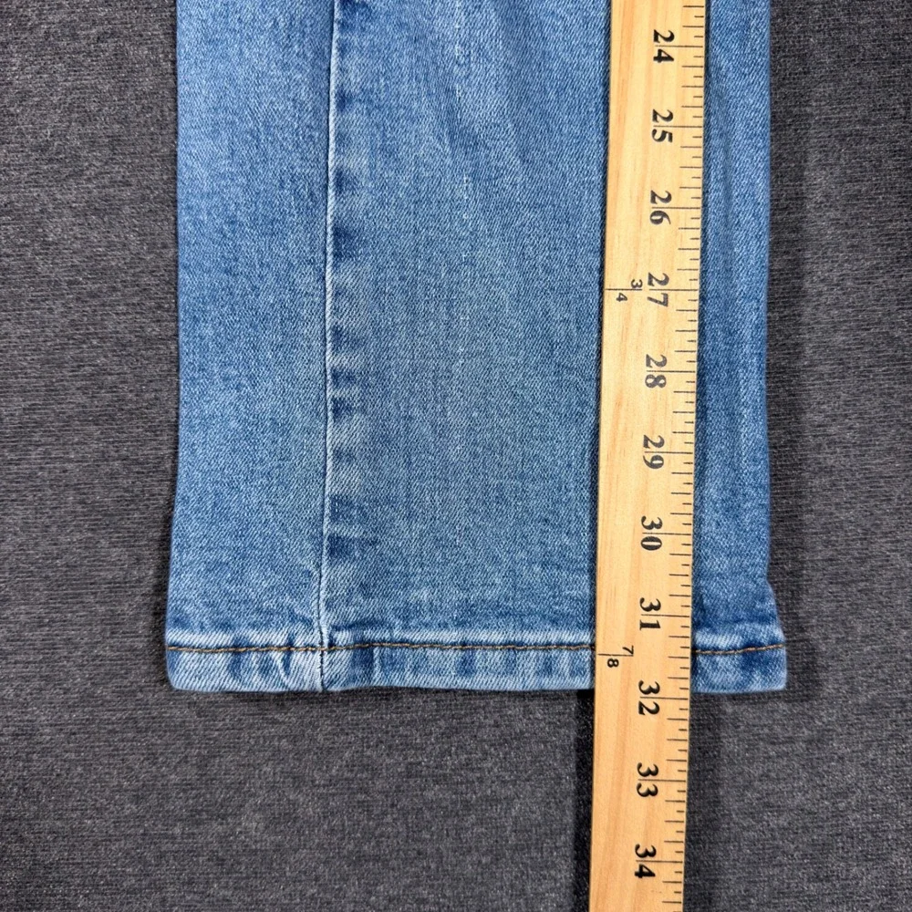 Levi's 505 Jeans Mens 32x32 Blue Regular Fit Straight Leg Denim Pants Stretch